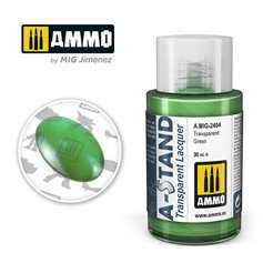 Ammo of MIG 2404 A-STAND Transparent Green - 30ml