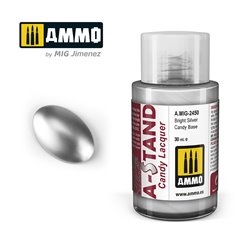 Ammo of MIG 2450 A-STAND Bright Silver Candy Base - 30ml