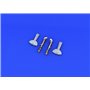 Eduard 1:32 Bf 109g-2/4 Undercarriage Legs Bronze