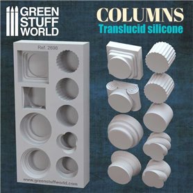 Green Stuff World Columns Silicone Mould