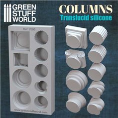 Green Stuff World SILICONE MOLDS - COLUMNS