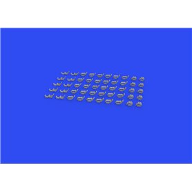 Eduard BRASSIN PRINT 1:35 WWII GERMAN CLAMPS TYPE 2 - 50szt.