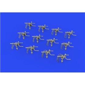Eduard BRASSIN PRINT 1:350 M2 BROWNING WATER COOLED - 12szt.