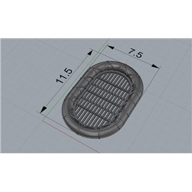 Eduard BRASSIN PRINT 1:350 CARLEY FLOAT FOR 60 PEOPLE TYPE 2 - 10szt.