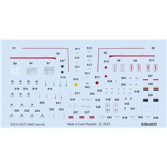 Eduard 1:48 A6m2 Stencils