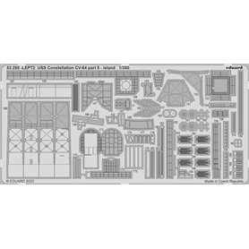 Eduard 1:350 Elementy wyspy do USS Constellation CV-64 dla Trumpeter - cz.5