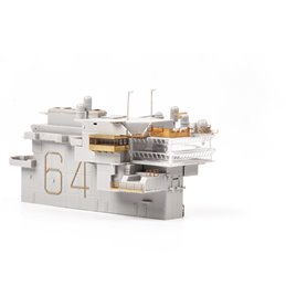 Eduard 1:350 Elementy wyspy do USS Constellation CV-64 dla Trumpeter - cz.5