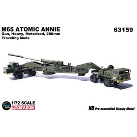 Dragon Armor 63159 M65 Atomic Annie Gun, Heavy, Motorized, 280mm Travelling Mode