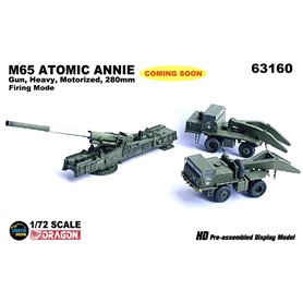 Dragon Armor 63160 M65 Atomic Annie Gun, Heavy, Motorized, 280mm Firing Mode