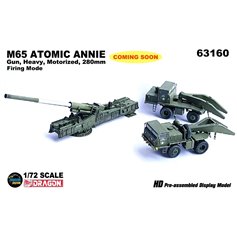 Dragon Armor 63160 M65 Atomic Annie Gun, Heavy, Motorized, 280mm Firing Mode