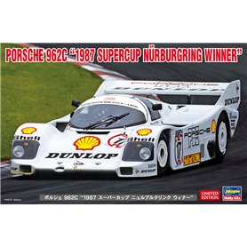 Hasegawa 1:24 Porsche 962C - 1987 SUPERCUP NURBURGRING WINNER - LIMITED EDITION