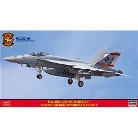 Hasegawa 1:72 F/A-18E Super Hornet - VFA-87 GOLDEN WARRIORS CAG 2019 - LIMITED EDITION