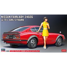 Hasegawa 1:24 Nissan Fairlady 240ZG - W/70S GIRLS FIGURE - LIMITED EDITION 