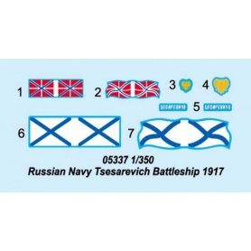 Trumpeter 1:350 Russian Navy Tsesarevich Battleship 1917