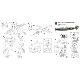Hobby 2000 1:32 Messerschmitt Bf-109 E-3 - LEGION CONDOR