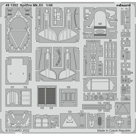 Eduard BIG ED 1:48 Spitfire Mk.Xii