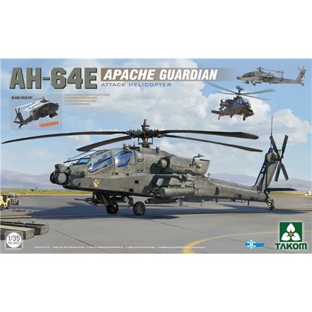 Takom 2602 AH-64E Apache Guardian Attack Helicopter