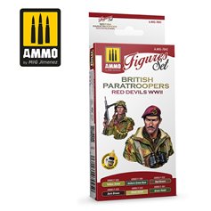 Ammo of MIG 7045 Zestaw farb BRITISH PARATROOPERS RED DEVILS