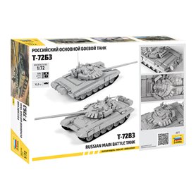 Zvezda 1:72 T-72B3 - RUSSIAN MAIN BATTLE TANK