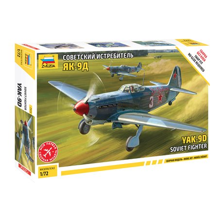 Zvezda 1:72 YAK-9 SOVIET FIGHTER