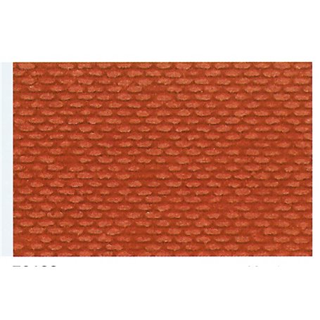 Heki 70122 Mur z czerwonej cegły N/Z - 28cm x 14cm