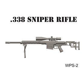 G&amp;G Simulations 1:35 Sniper rifle .338 