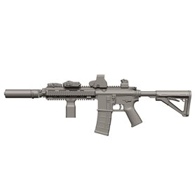 G&G Simulations 1:35 Karabinek HK416D10RS z dodatkami 