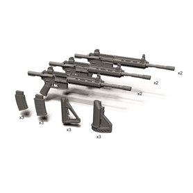 G&amp;G Simulations 1:35 Rifle HK416 D145RS 