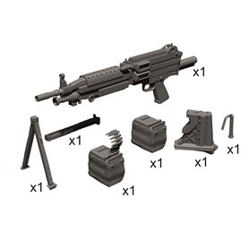 G&G Simulations 1:35 Karabin maszynowy M249 SAW 