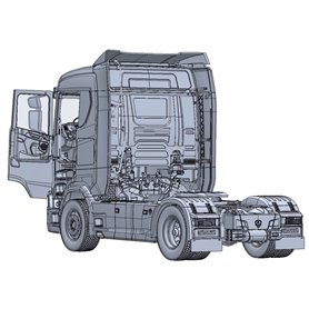 Italeri 1:24 Scania 770 4x2 Normal Roof