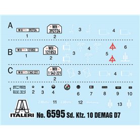 Italeri 1:35 Sd.Kfz.10 Demag D7 W/75MM LE.IG 18 AND CREW