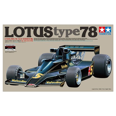 Tamiya 12037 1/12 Lotus type 78 (w/Photo Etched Parts)