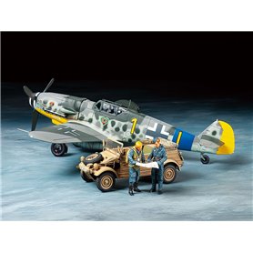 Tamiya 1:48 Messerschmitt Bf-109 G-6 + Kubelwagen Type 82
