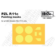 IBG 1:32 Masks for PZL P.11C - IBG 