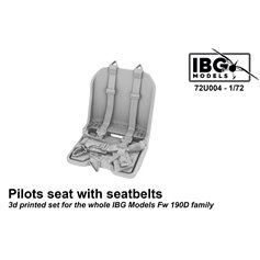 IBG 1:72 Pilots seat w/seatbelts for Focke Wulf Fw-190D - IBG 