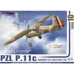 Mirage 1:48 PZL / IAR P.24E - FIGHTER ROMANIAN AIR FORCE - W/3D PRINTED PARTS