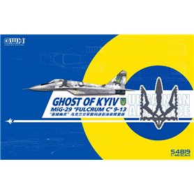 GWH 1:48 MiG-29 Fulcrum C 9-13 - UKRAINIAN AIR FORCE - GHOST OF KYIV