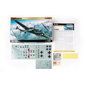 Eduard 1:48 Messerschmitt Bf-110C - ProfiPACK