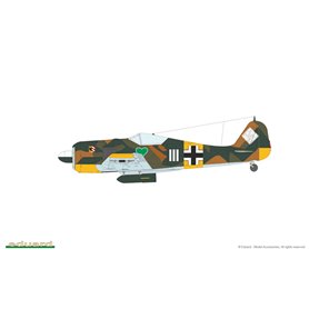 Eduard 1:48 Focke Wulf Fw-190 A-4 - ENGINE FLAPS AND TWO WING GUNS - WEEKEND edition