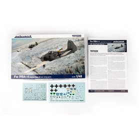 Eduard 1:48 Focke Wulf Fw-190 A-4 - ENGINE FLAPS AND TWO WING GUNS - WEEKEND edition