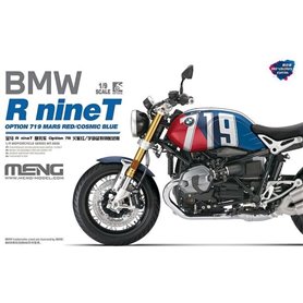 Meng 1:9 BMW R nineT Option 719 - MARS RED/COSMIC BLUE