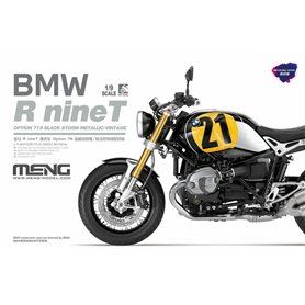 Meng MT-003u BMW R nineT Option 719 Black Storm Metallic/Vintage