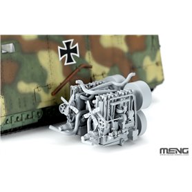 Meng TS-017s German A7V Tank & Engine (Krupp) Limited Edition
