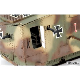 Meng TS-017s German A7V Tank & Engine (Krupp) Limited Edition