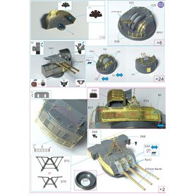 Very Fire VF250001 1/250 IJN Yamato Detail Up Set (For Arii)