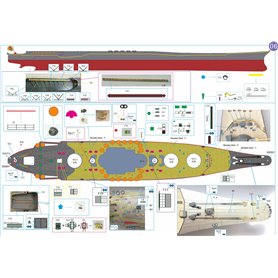 Very Fire VF250001 1/250 IJN Yamato Detail Up Set (For Arii)