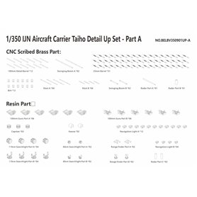 Very Fire 1:350 DETAIL UP SET do IJN Taiho - PART A