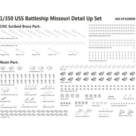 Very Fire 1:350 USS Missouri - DX EDITION