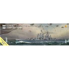 Very Fire 1:350 USS Cleveland - US NAVY LIGHT CRUISER - DX EDITION