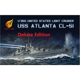 Very Fire 1:350 USS Atlanta CL-51 - US NAVY LIGHT CRUISER - DX EDITION